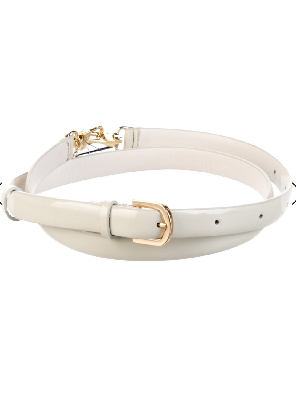 Toteme Double claps skinny leather belt